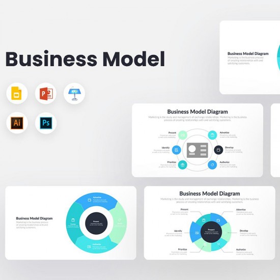 Business Model Diagram Infographics