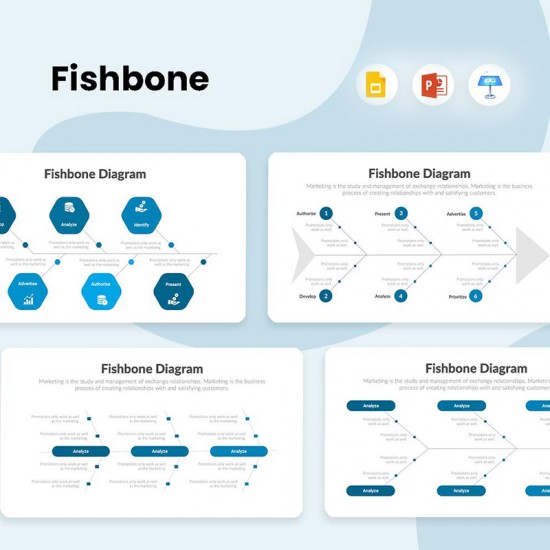 Fishbone Diagrams Infographics