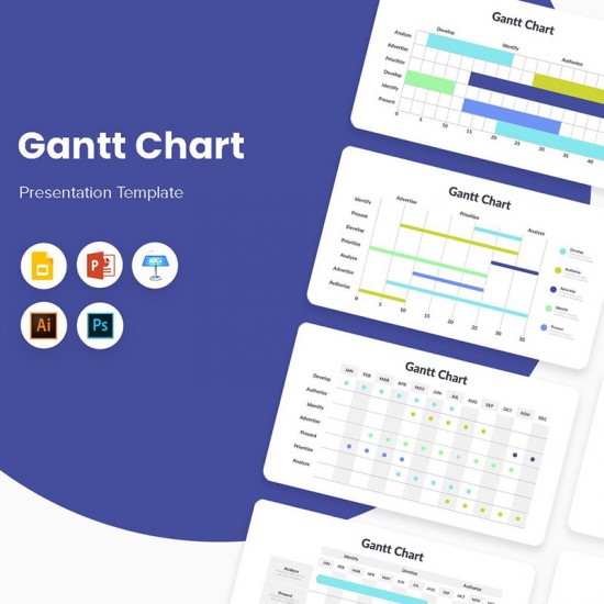 Gantt Chart Infographics