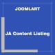 JA Content Listing Joomla Module