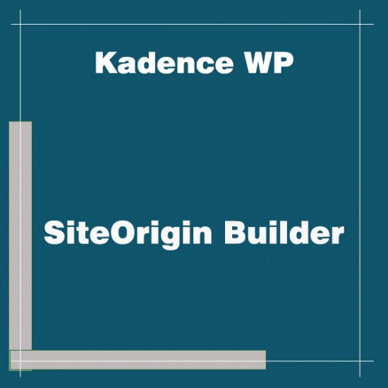 Kadence WooCommerce SiteOrigin Builder