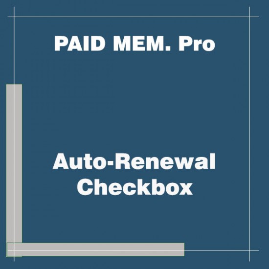Paid Memberships Pro Auto-Renewal Checkbox