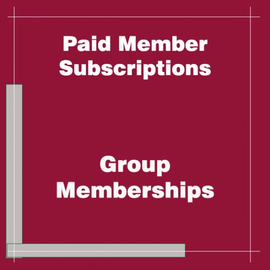 Paid Member Subscriptions Group Memberships Addon