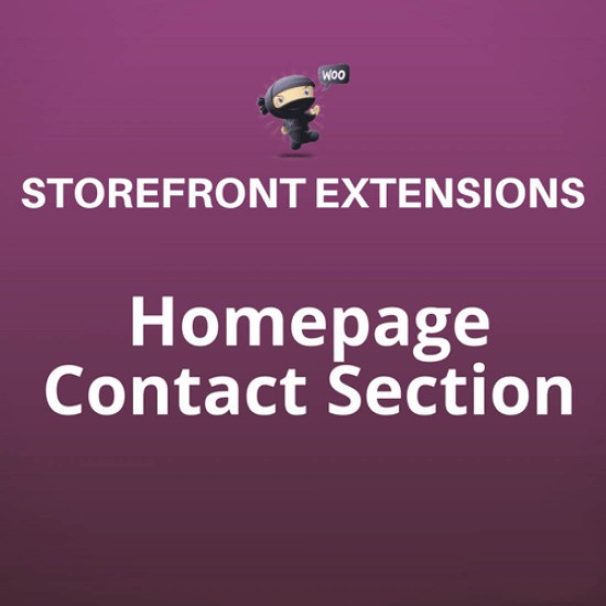 Storefront Homepage Contact Section
