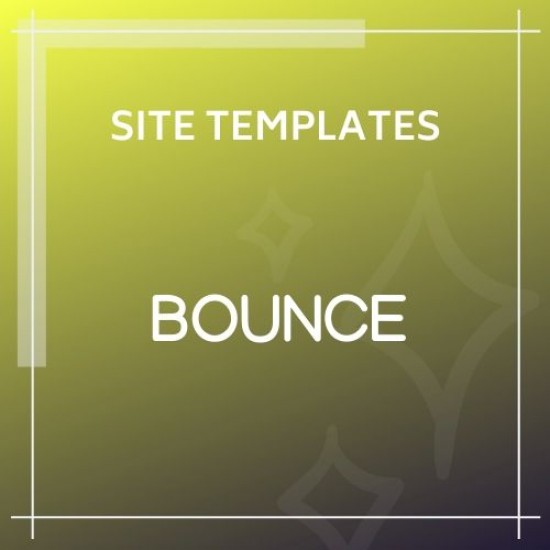 BOUNCE Responsive One Page Vcard Template
