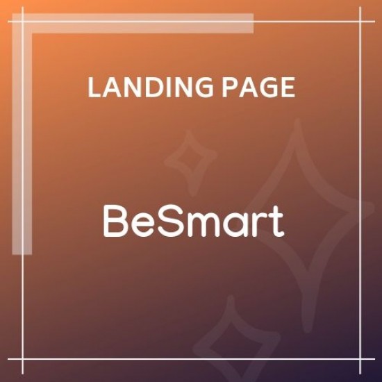 BeSmart Startup Landing Page Template