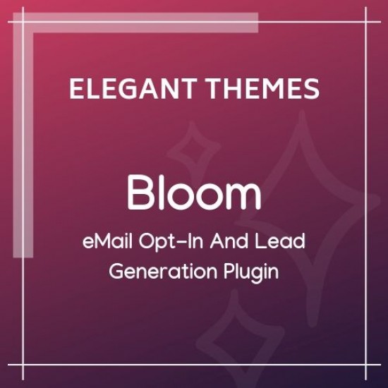 Bloom eMail Opt-In And Lead Generation Plugin