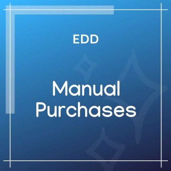 Easy Digital Downloads Manual Purchases