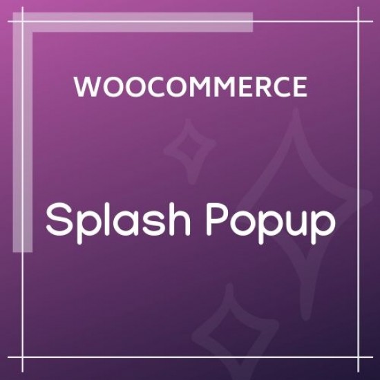 WooCommerce Splash Popup