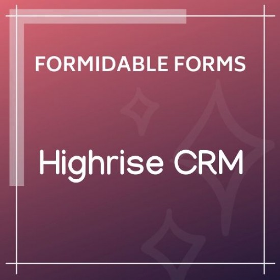 Formidable Forms Highrise CRM Add-On
