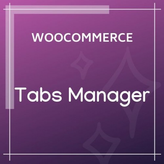 WooCommerce Tabs Manager