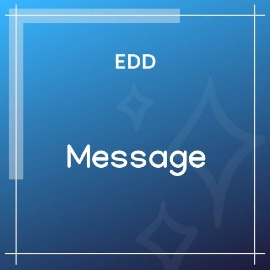 Easy Digital Downloads Message