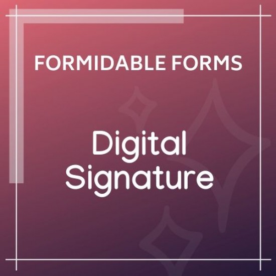 Formidable Forms Digital Signature Add-On