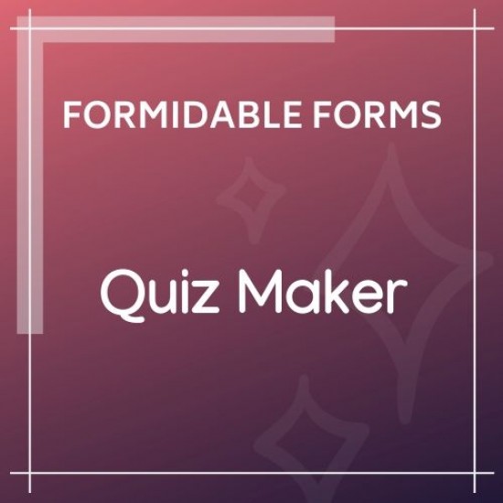 Formidable Forms Quiz Maker Add-On