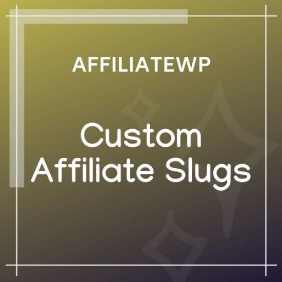AffiliateWP Custom Affiliate Slugs