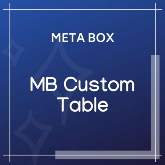 MB Custom Table