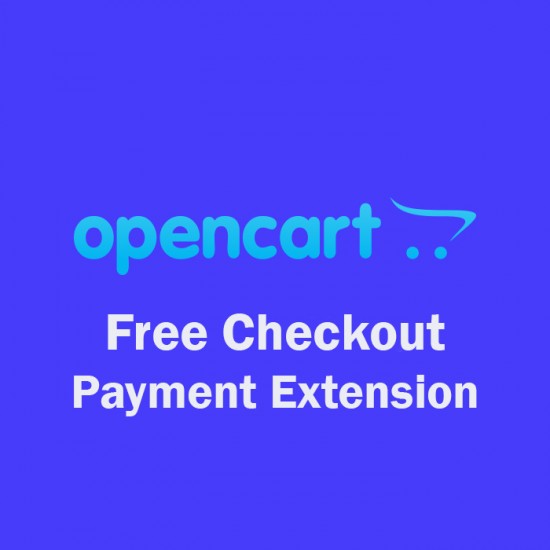 Free Checkout Payment Extension Opencart 3