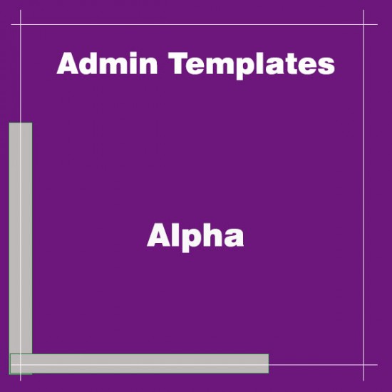 Alpha Material Design Admin Template